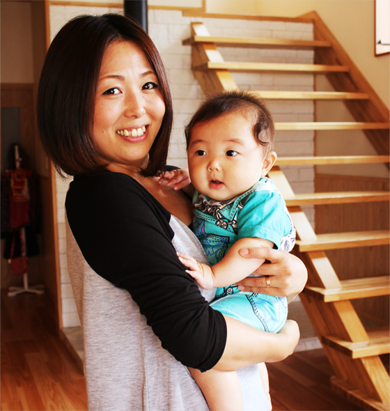 家族の笑顔が思わず溢れます。