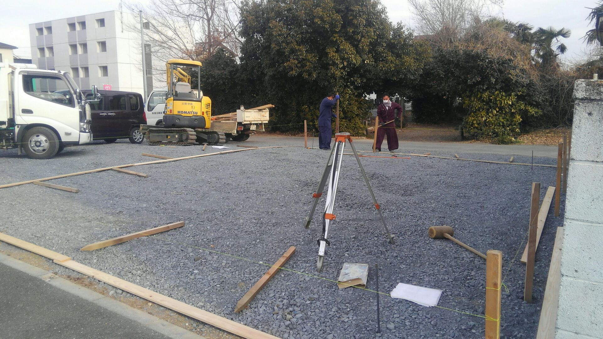 熊谷市A様邸です。着手！基礎工事がはじまりました。