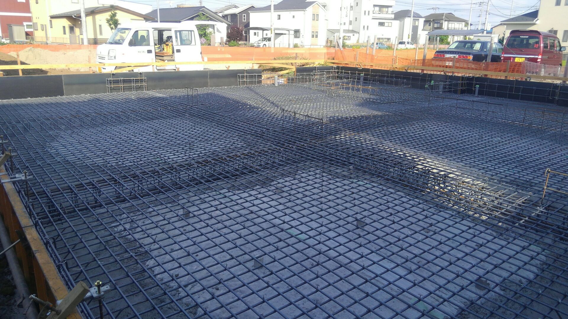 うちの基礎屋さん。あいもかわらず…まったく上手です！