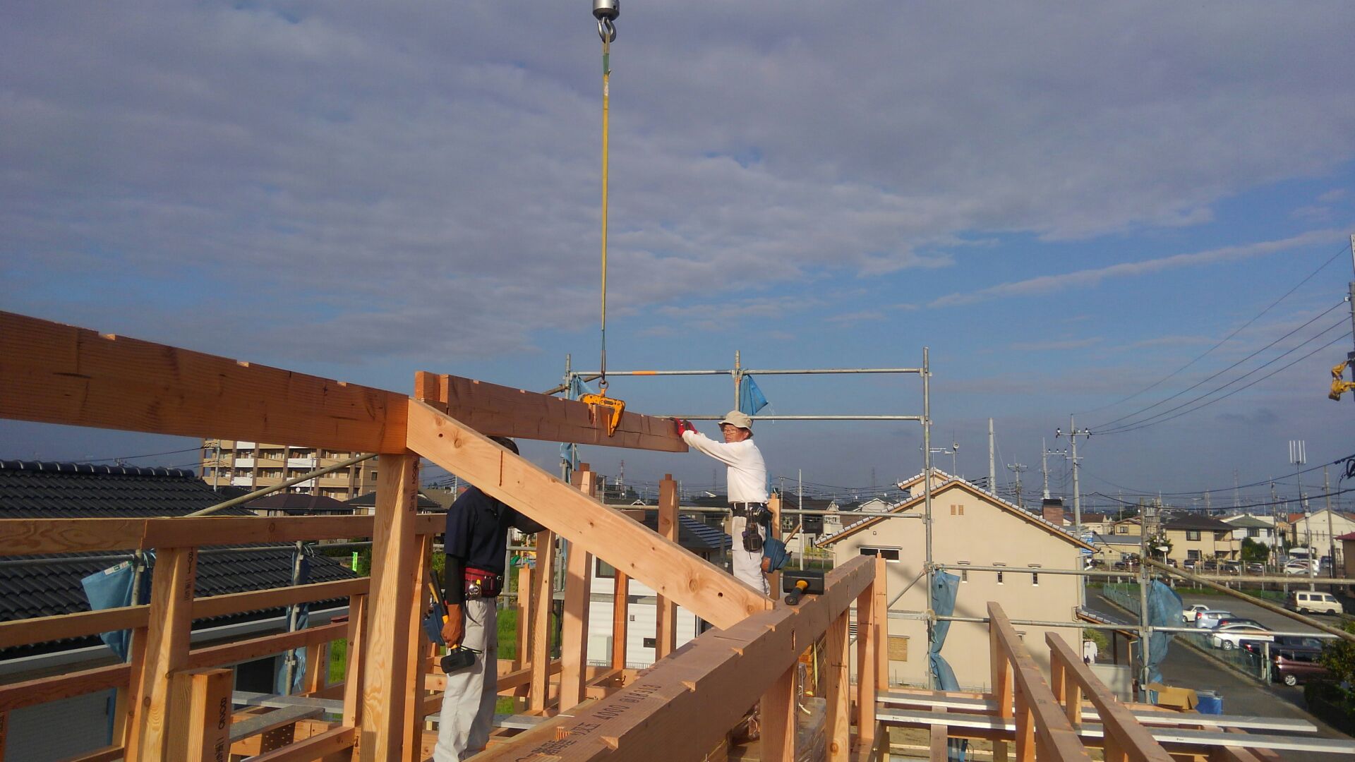 作業も順調！もう一息！