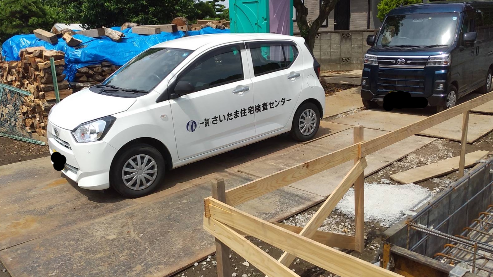 鴻巣市K様邸配筋検査の様子