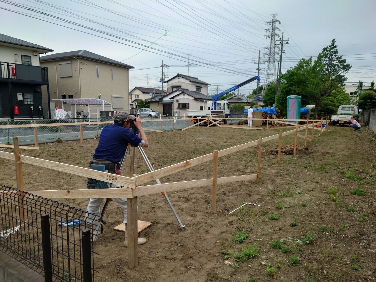 鴻巣市K様邸基礎工事の様子