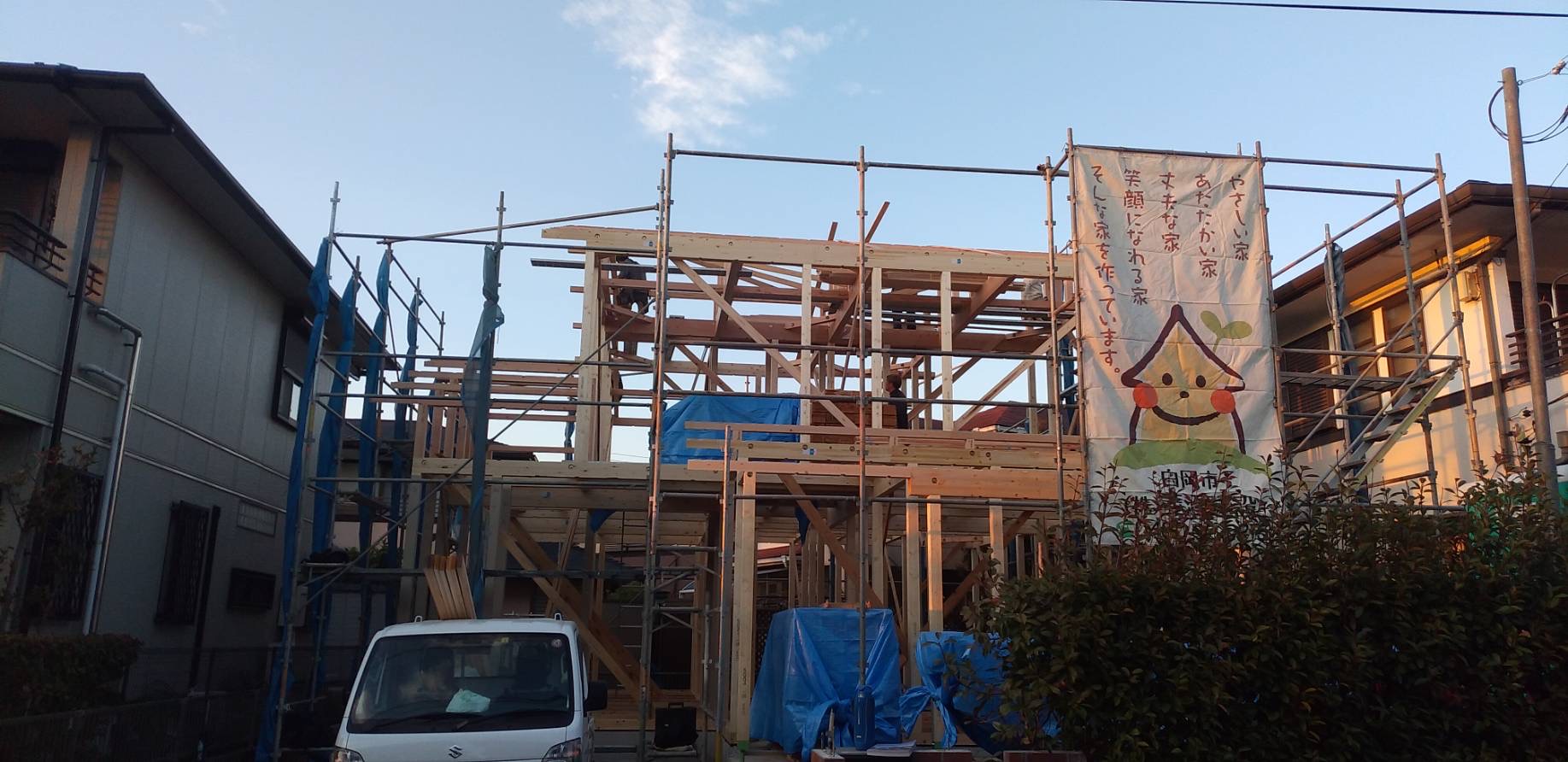 新白岡K様邸工事進捗 | 幸手市の注文住宅は菱沼建設へ