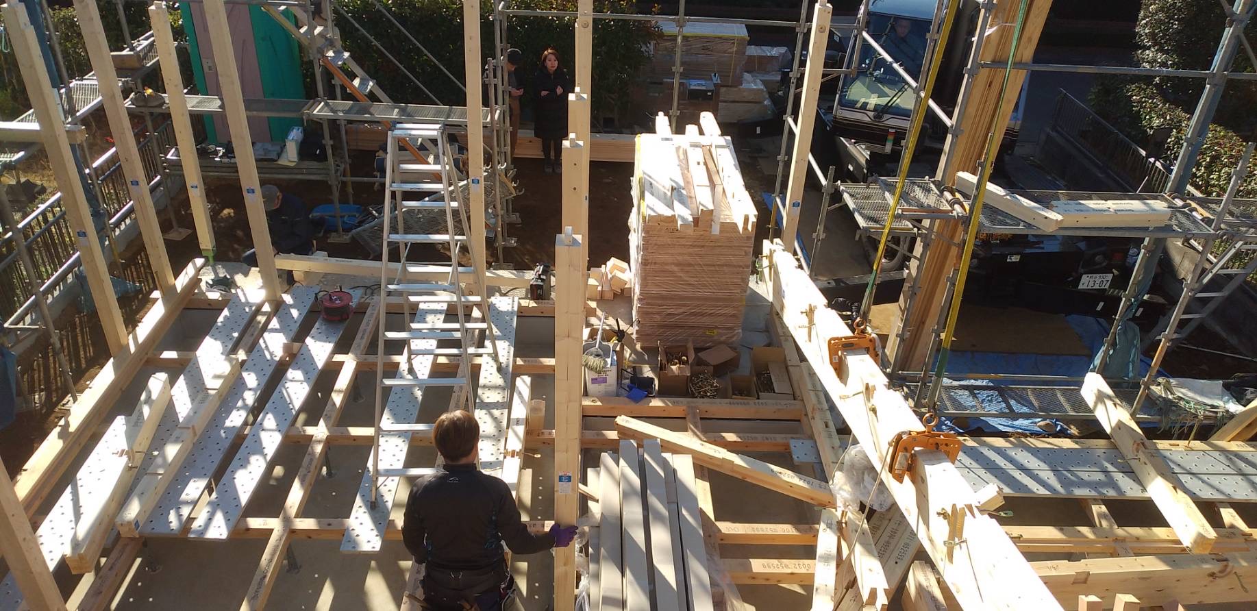 新白岡K様邸工事進捗 | 幸手市の注文住宅は菱沼建設へ