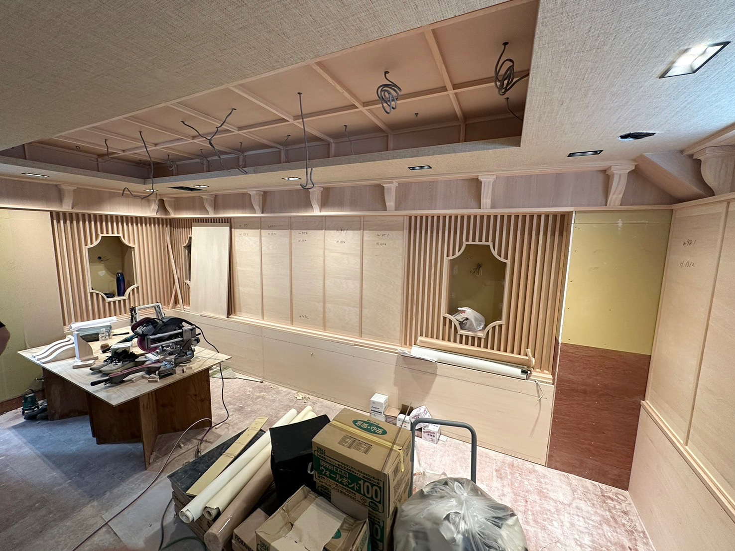 東京都中央区銀座店舗工事進捗 | 白岡市の注文住宅は菱沼建設へ