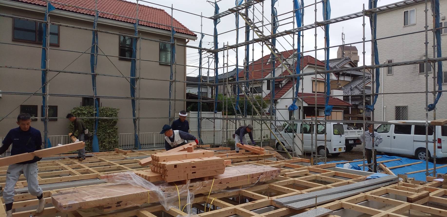 さいたま市集合住宅建設工事進捗 | さいたま市の集合住宅建設は菱沼建設へ