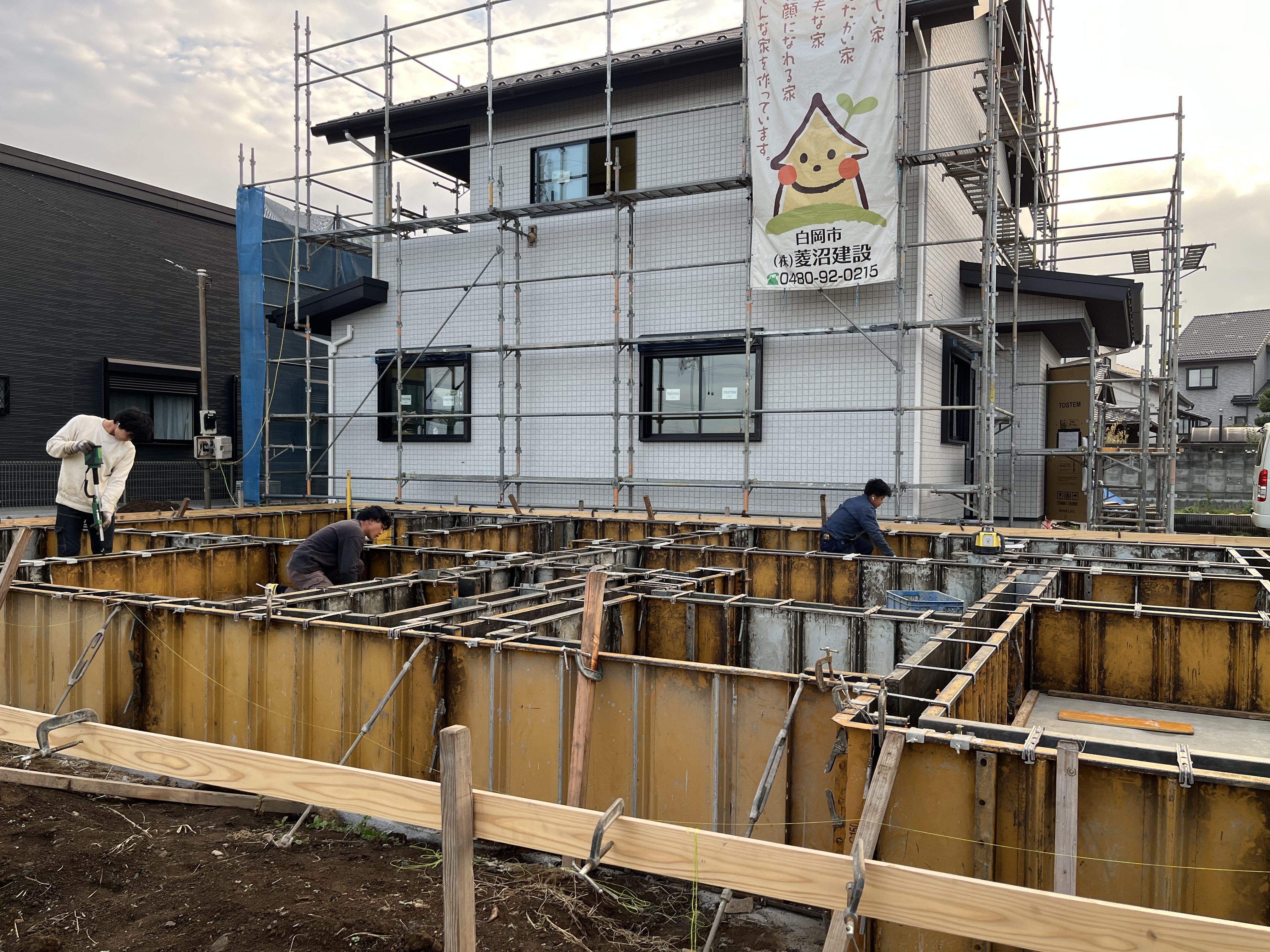 白岡市F様邸工事進捗 | 白岡市の注文住宅は菱沼建設へ